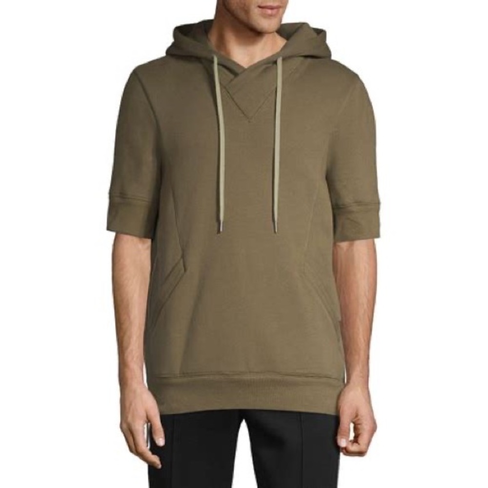 Helmet Lang short sleeved hoodie